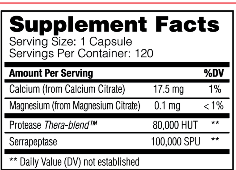 Product image for Serrapeptase Pro™.