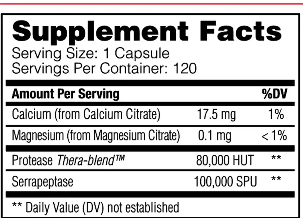 Product image for Serrapeptase Pro™.