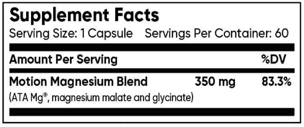 Product image for Magnesium Motion.