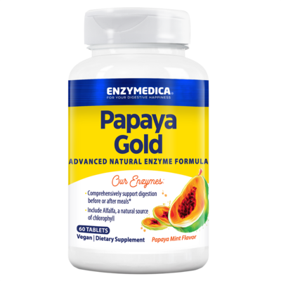 Papaya Gold Advanced Natural Enzyme Formula 60 tablets Papaya Gold Advanced Natural Enzyme Formula 60 tablets