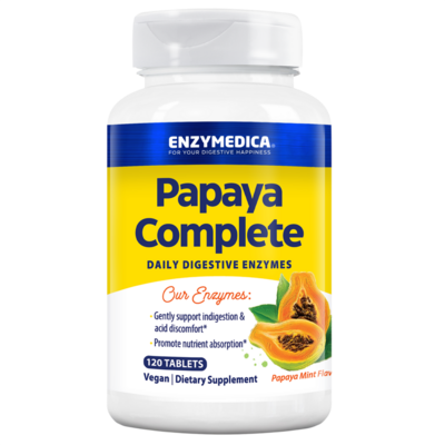 Papaya Complete Daily Digestive Enzymes 120 tablets