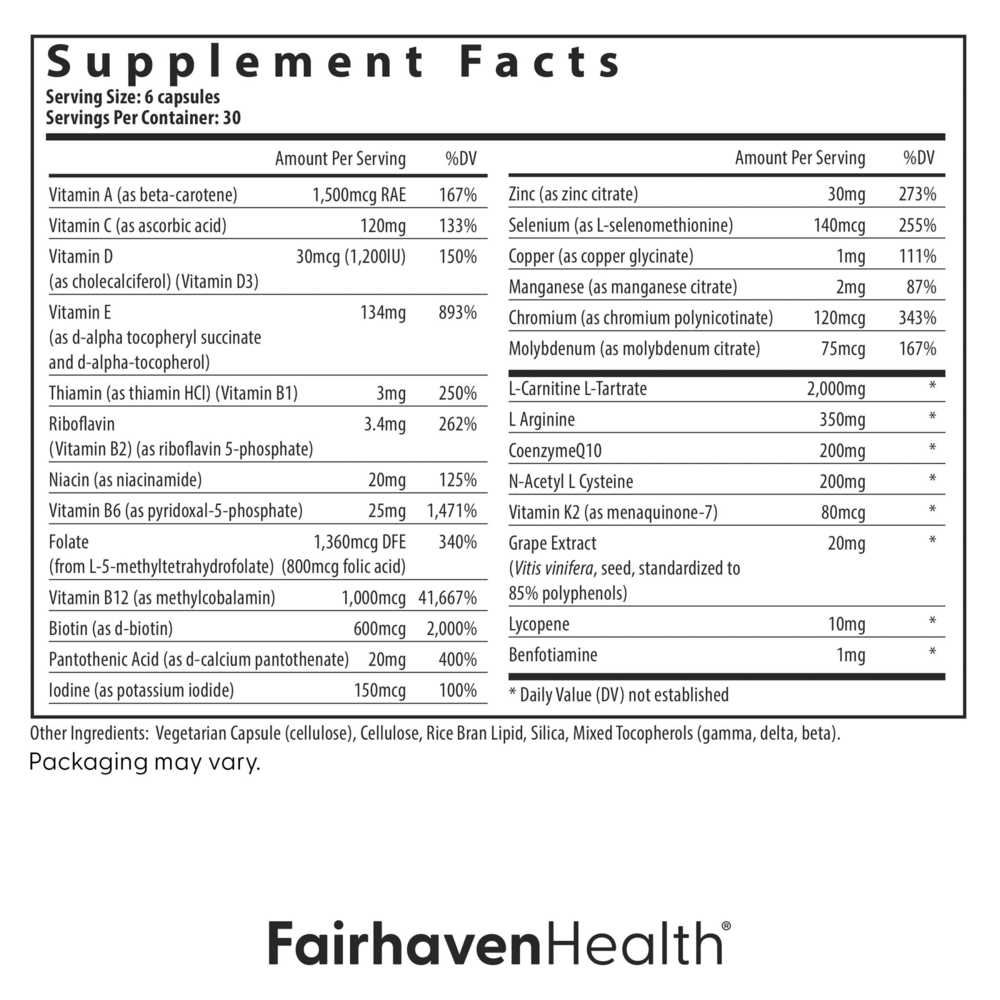 Product image for FH PRO® Fertility Multivitamin for Men.
