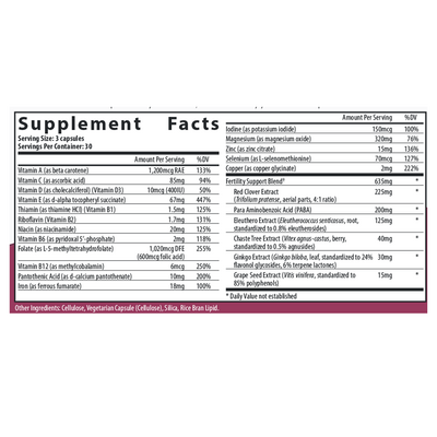 fertilaid for men ingredients l-carnitine Fairhaven Health, FertilAid Multivitamin for Men, 90 Capsules main image 1