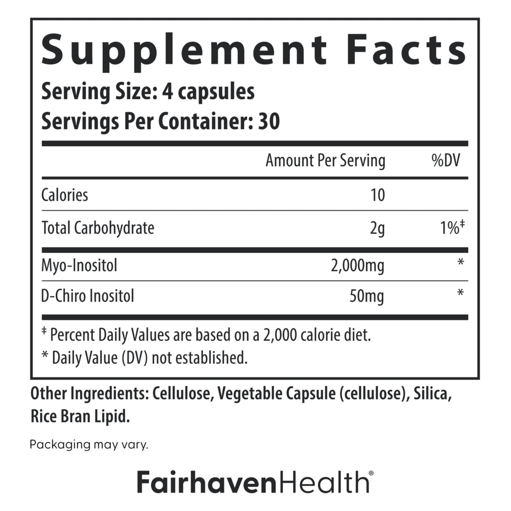 Product image for Myo + D-Chiro Inositol 40:1.