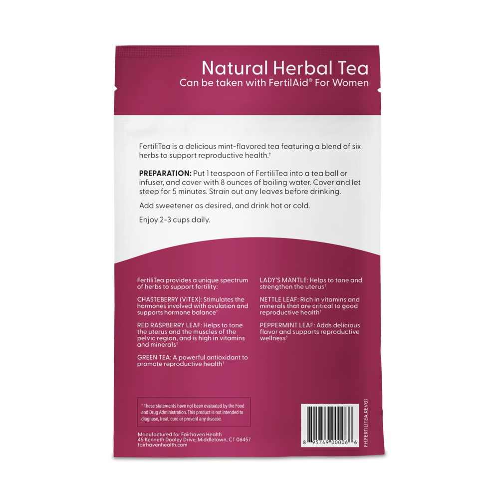 Product image for FertiliTea® - Fertility Loose Leaf Tea for Women.