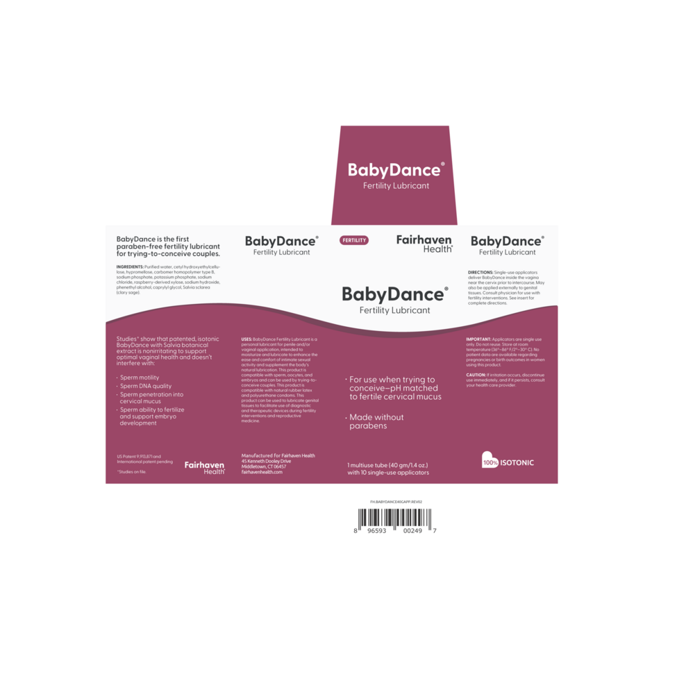 Product image for BabyDance Lubricant - 10 Applicators.