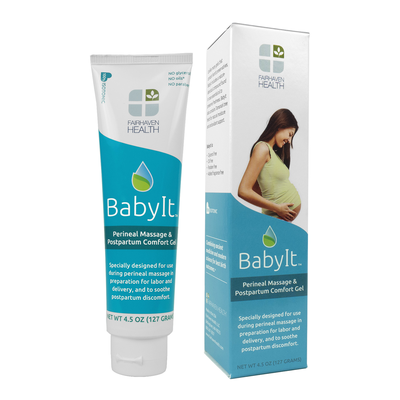 BabyIt Perineal Massage and Postpartum Recovery Gel 4.5 Ounces