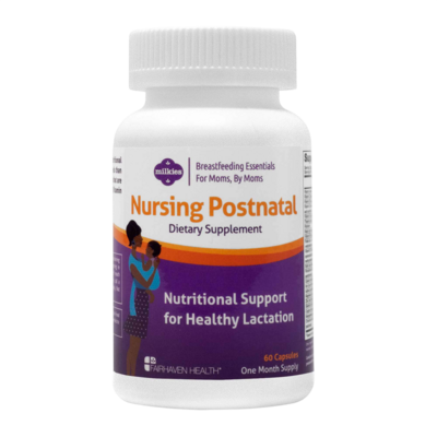Milkies Nursing Postnatal - Lactation Supplement & Postnatal Vitamin 60 capsules