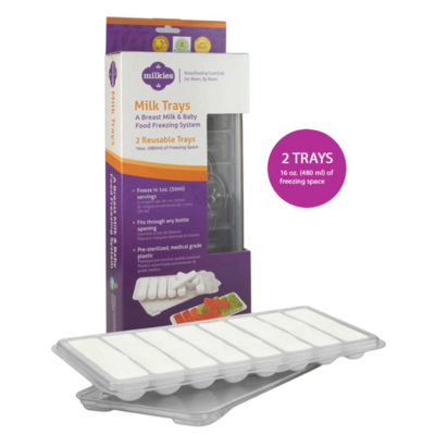 Milkies Milk Trays - Breast Milk Freezer Tray Organizer