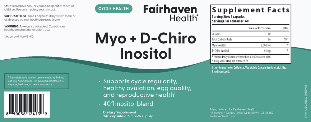 Product image for Myo + D-Chiro Inositol 40:1.