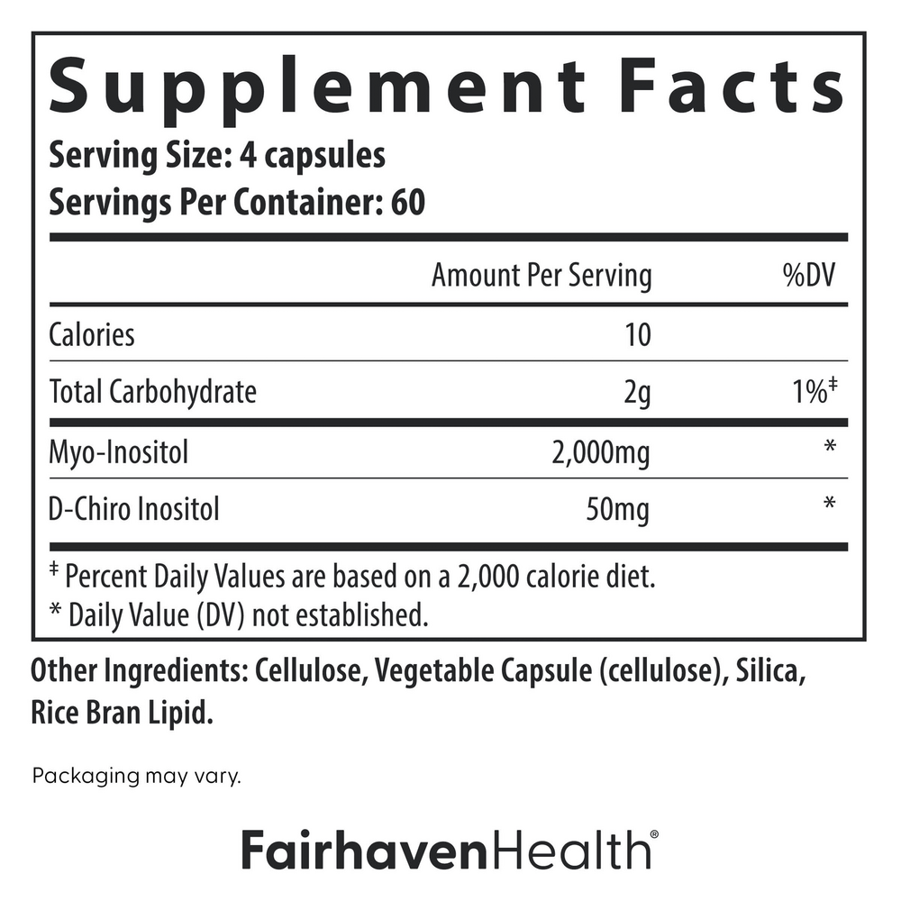 Product image for Myo + D-Chiro Inositol 40:1.