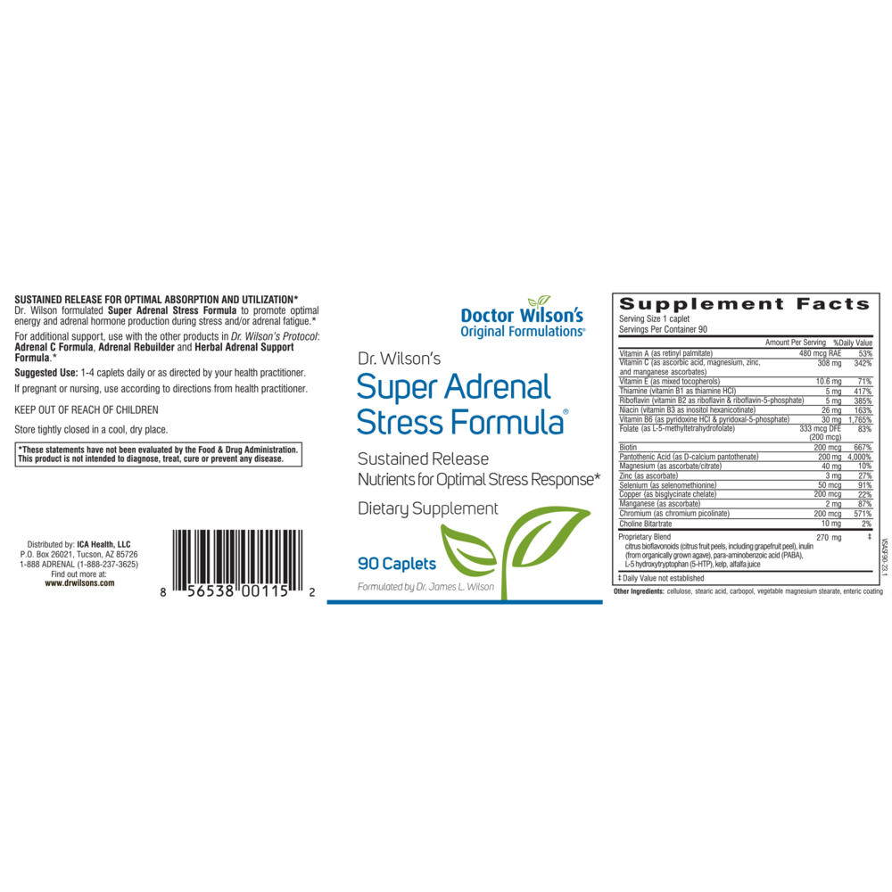 Product image for Super Adrenal Stress Formula.