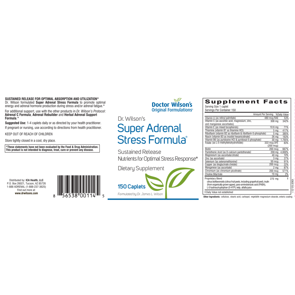 Product image for Super Adrenal Stress Formula.