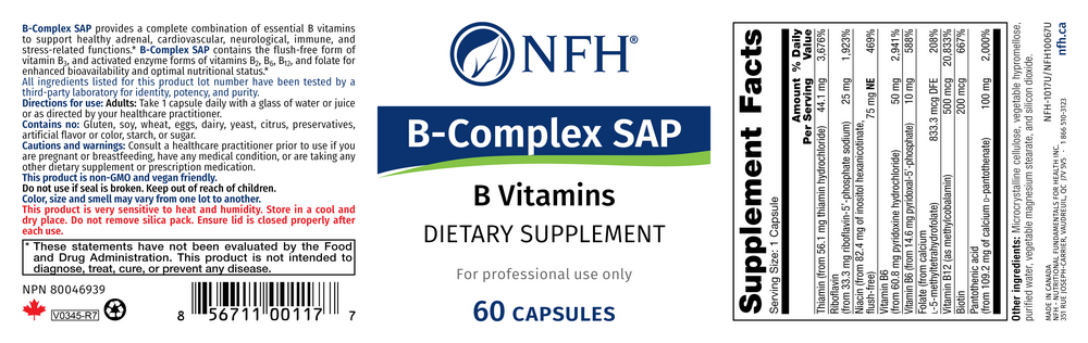 Product image for B-Complex SAP.