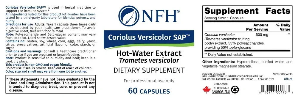 Product image for Coriolus Versicolor SAP.