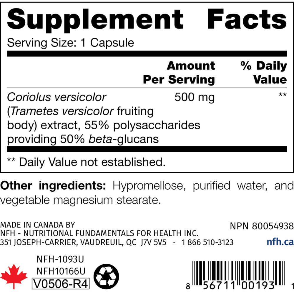 Product image for Coriolus Versicolor SAP.