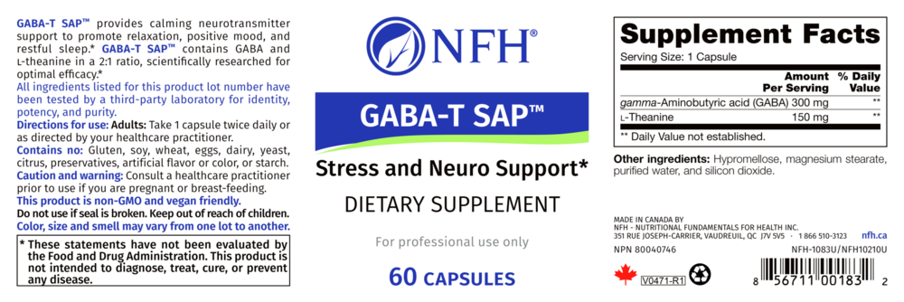 Product image for Gaba-T SAP.