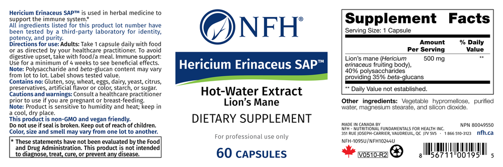 Product image for Hericium Erinaceus SAP (Lion's Mane).