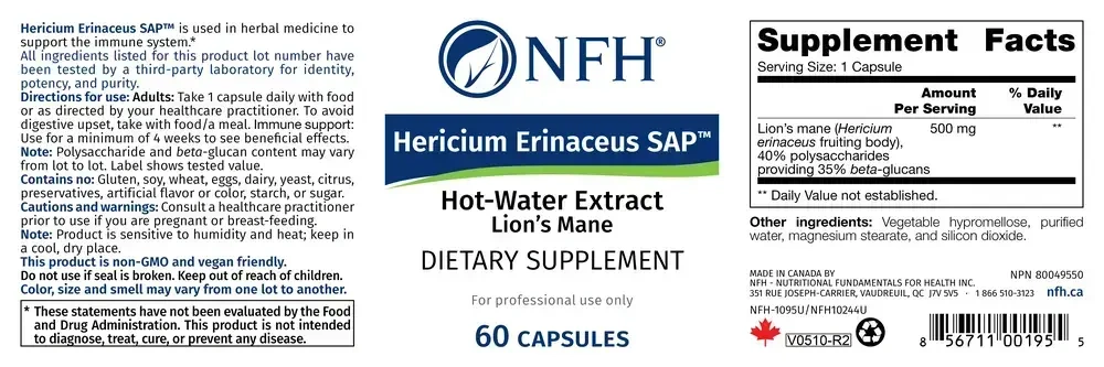 Product image for Hericium Erinaceus SAP (Lion's Mane).