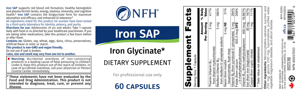 Product image for Iron SAP.
