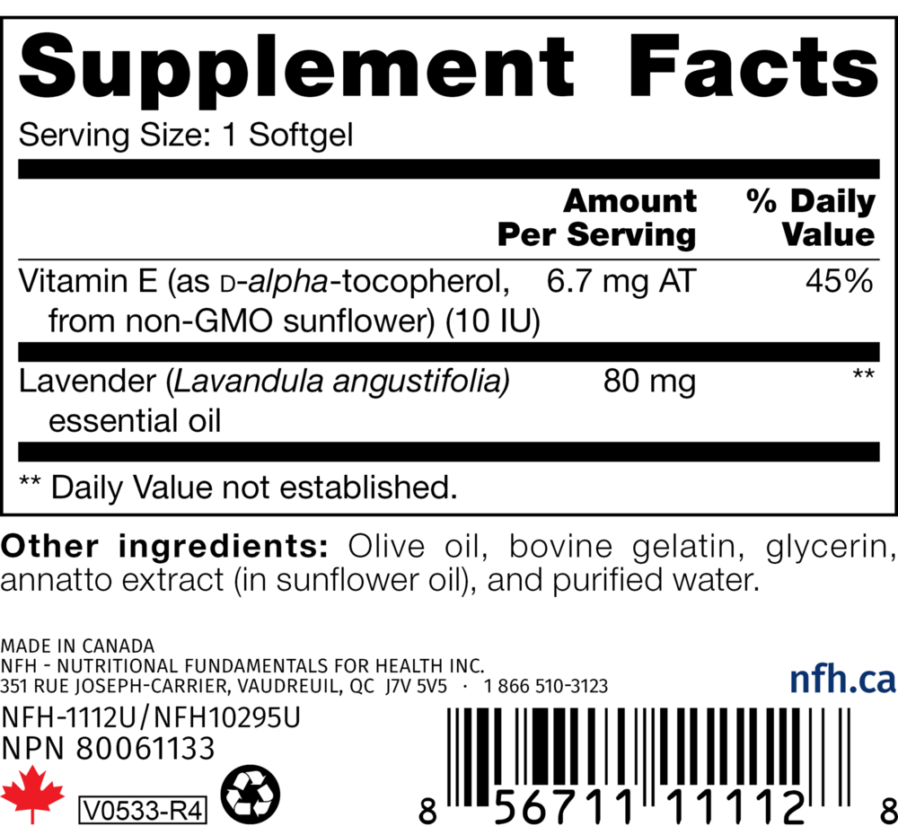 Product image for Lavender SAP.