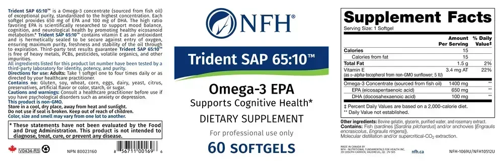 Product image for Trident SAP 65:10.