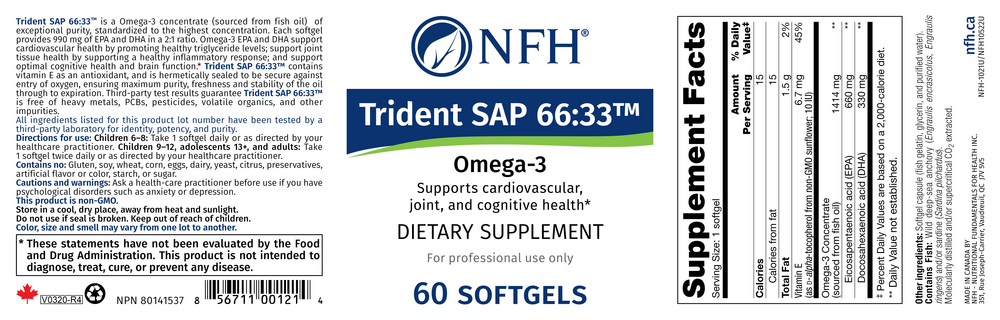 Product image for Trident SAP 66:33.
