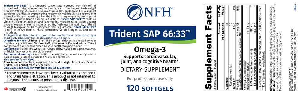 Product image for Trident SAP 66:33.