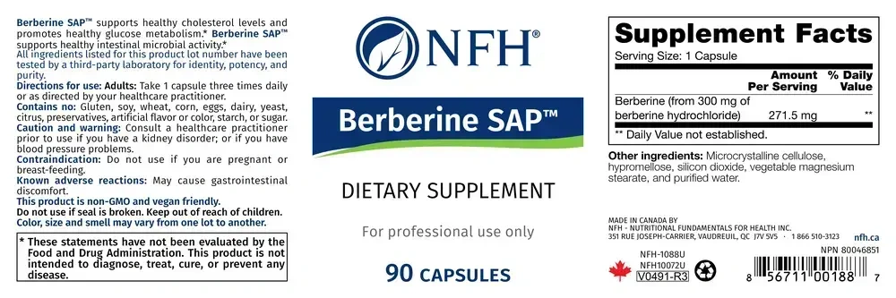 Product image for Berberine SAP.