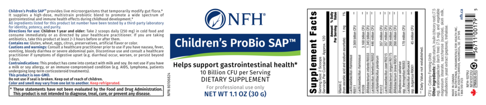 Product image for Childrens Probio SAP.