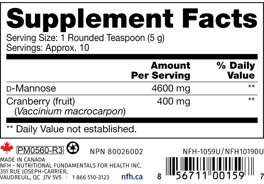 Product image for D-Mannose SAP.