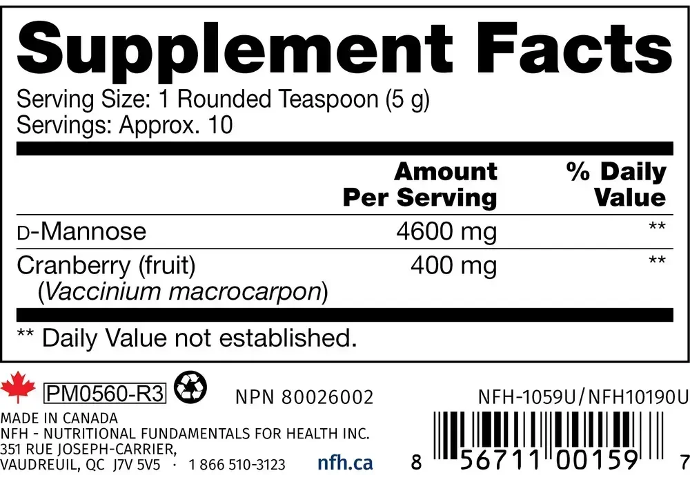 Product image for D-Mannose SAP.