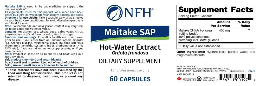 Product image for Maitake SAP.