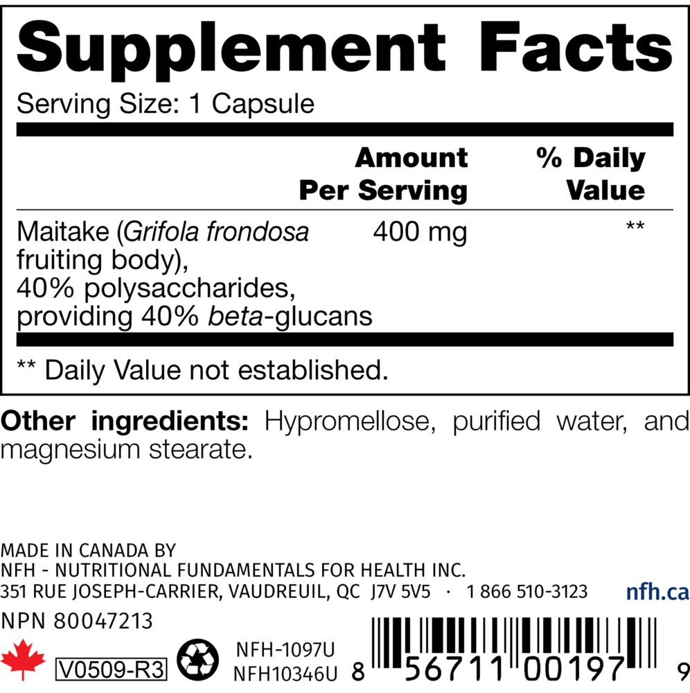 Product image for Maitake SAP.