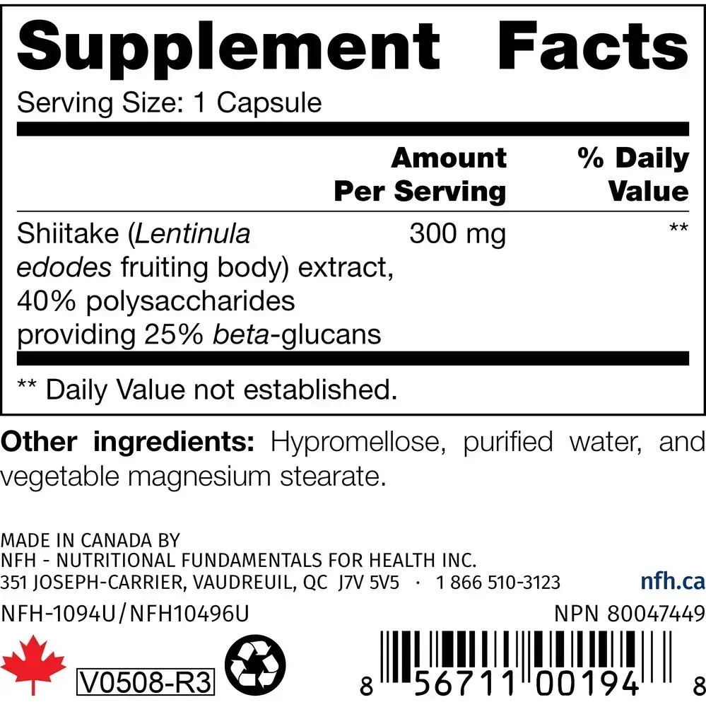 Product image for Shiitake SAP.
