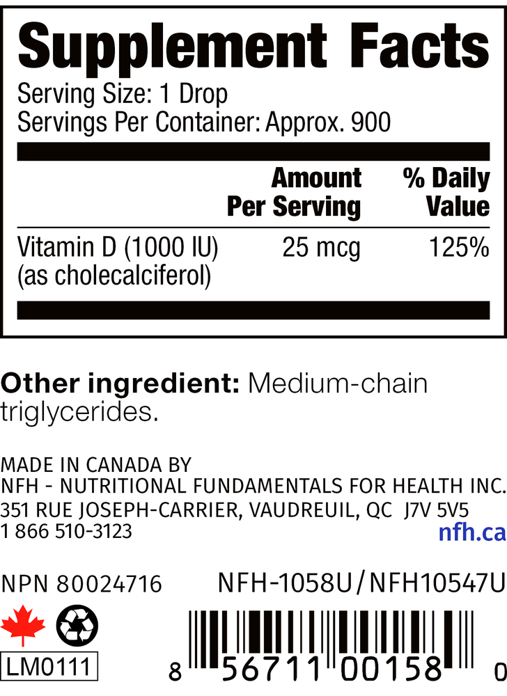 Product image for Vitamin D3 SAP.