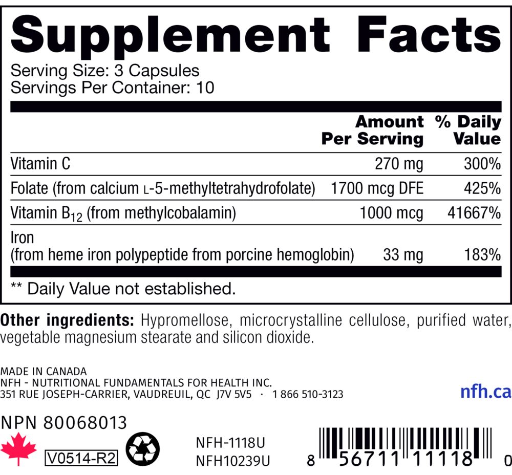Product image for Heme Iron SAP.