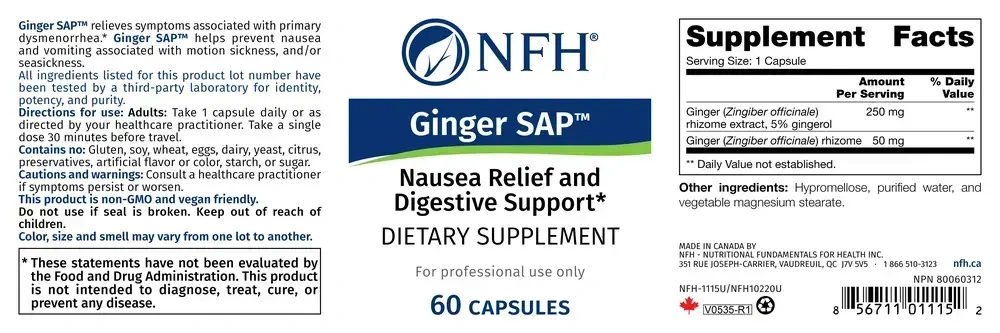 Product image for Ginger SAP.