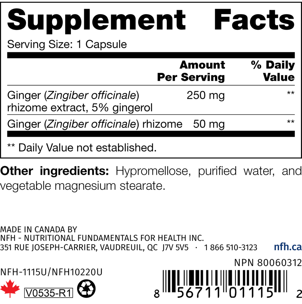 Product image for Ginger SAP.