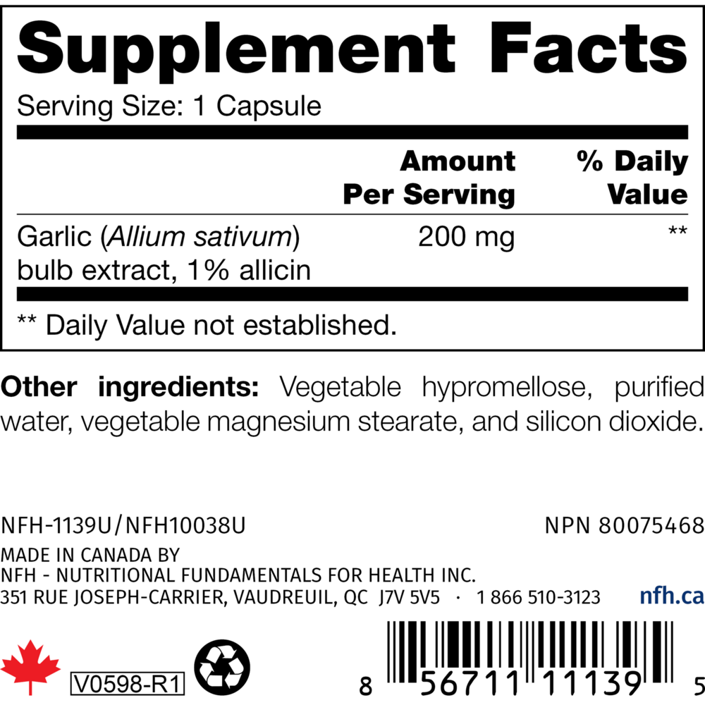 Product image for Allicin SAP.