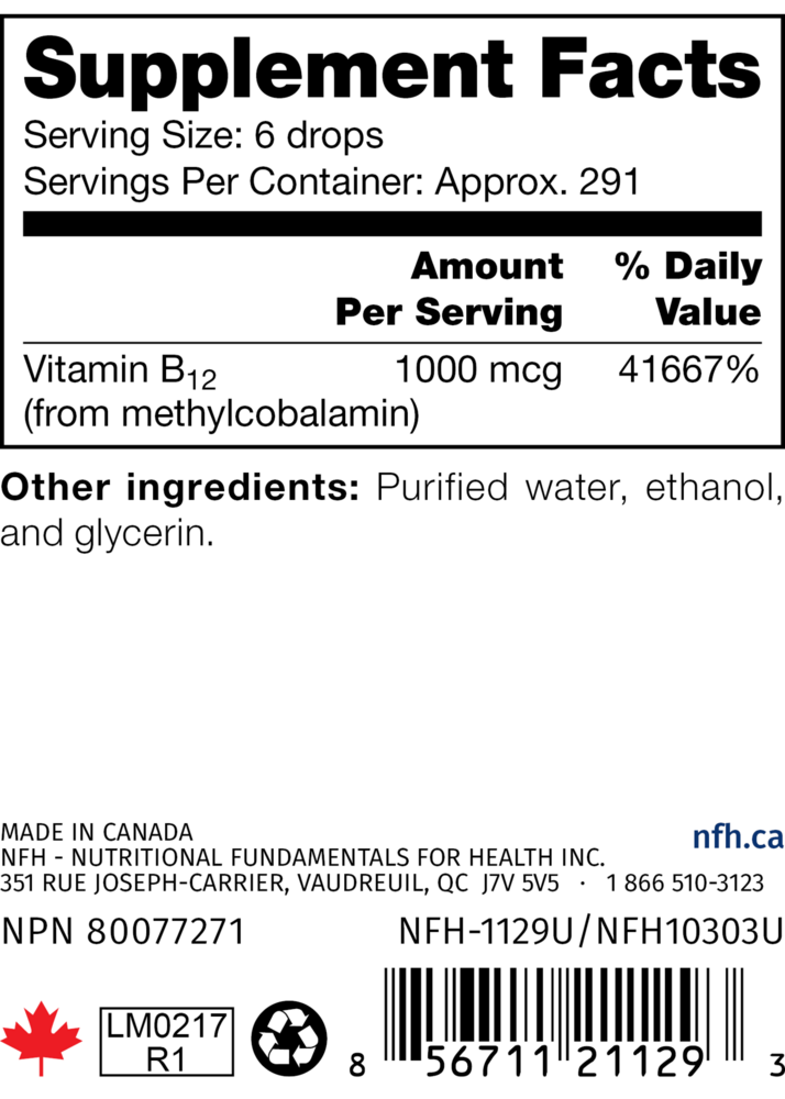 Product image for Liquid B12 SAP.