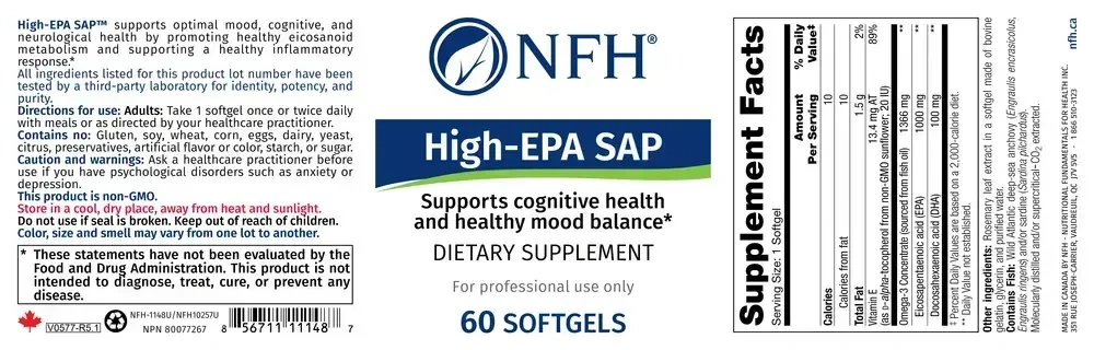 Product image for High-EPA SAP.