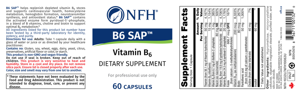 Product image for B6 SAP.