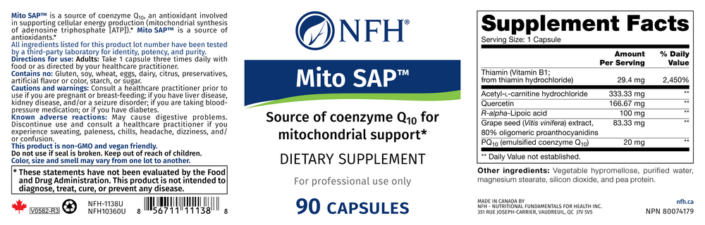 Product image for Mito SAP.