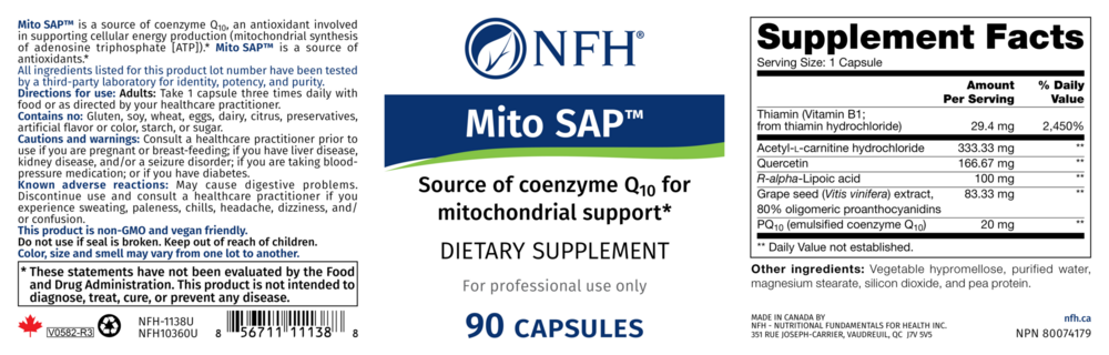 Product image for Mito SAP.