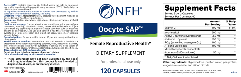 Product image for Oocyte SAP.