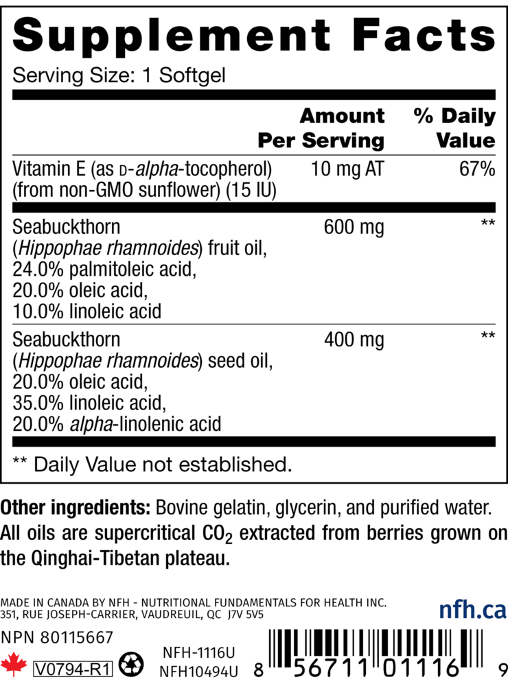 Product image for Seabuckthorn SAP.