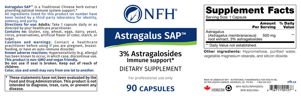 Product image for Astragalus SAP Adaptogenic.