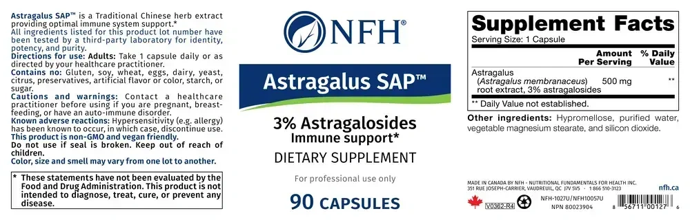 Product image for Astragalus SAP Adaptogenic.