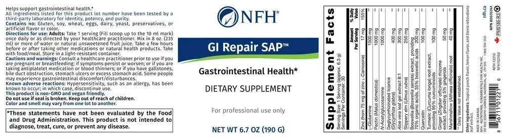 Product image for GI Repair SAP.